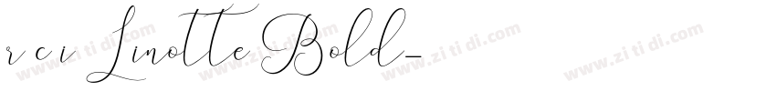 r0c0i Linotte Bold字体转换